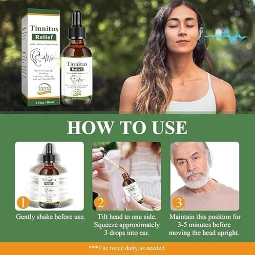 Pure Herbal Tinnitus Relief Drops – FLAT 40% OFF + FREE SHIPPING Nationwide!