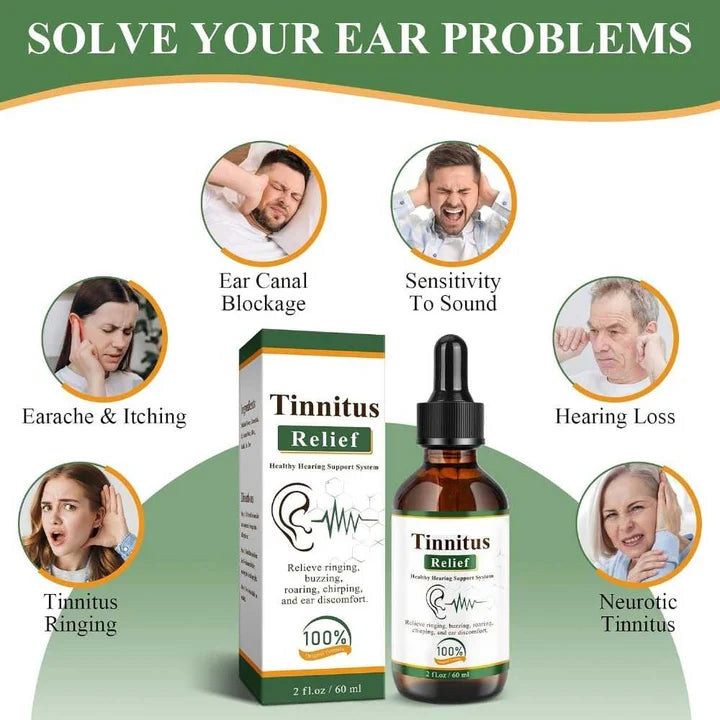 Pure Herbal Tinnitus Relief Drops – FLAT 40% OFF + FREE SHIPPING Nationwide!