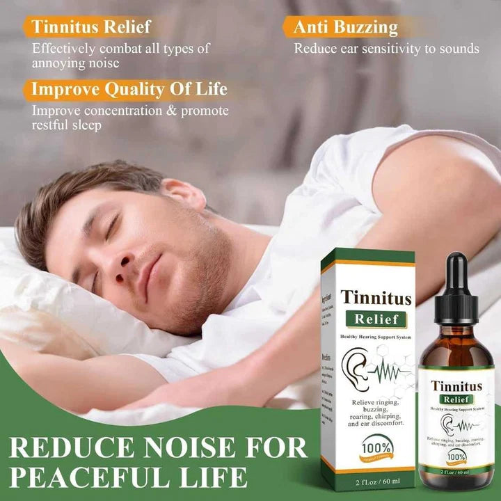 Pure Herbal Tinnitus Relief Drops – FLAT 40% OFF + FREE SHIPPING Nationwide!